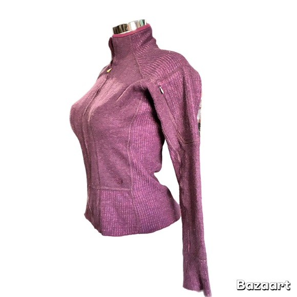 Mountain Hardwear Sarafin Full-zip Wool Blend Cardigan Sweater Jacket Athletic S - Picture 7 of 10